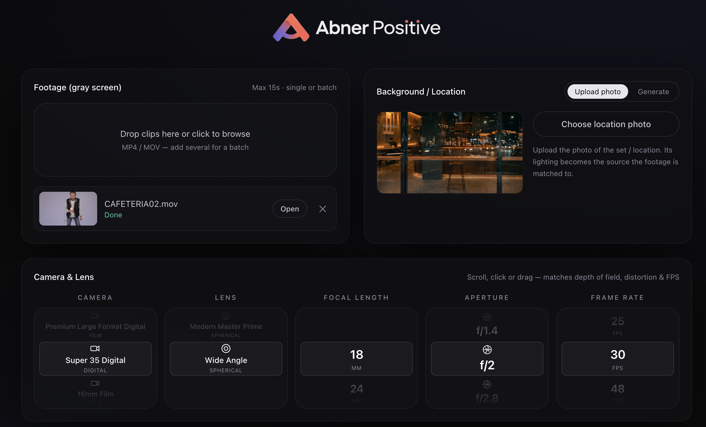 Abner Positive Interface